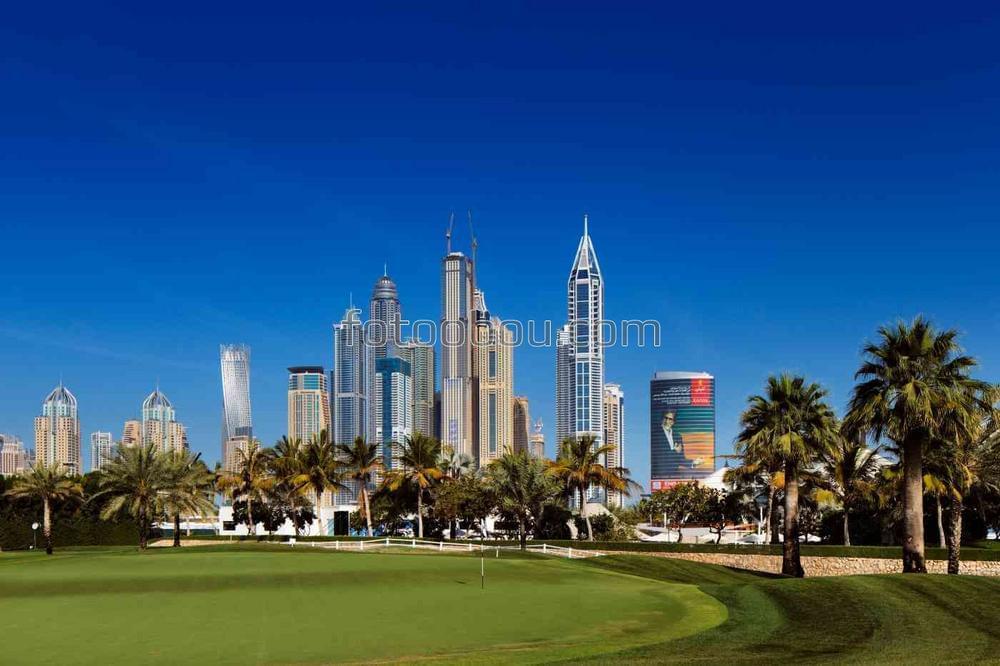 Городской пейзаж в Дубаи