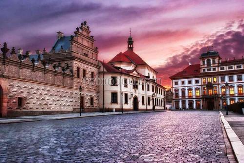 Архитектура, Прага, старый город, дорога