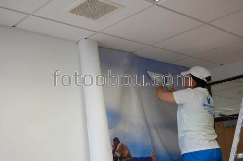 Фотообои покрыть лаком