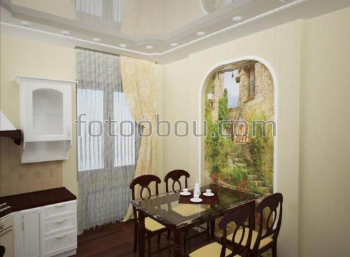 Моющиеся фотообои для кухни