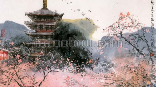 Китайские фотообои