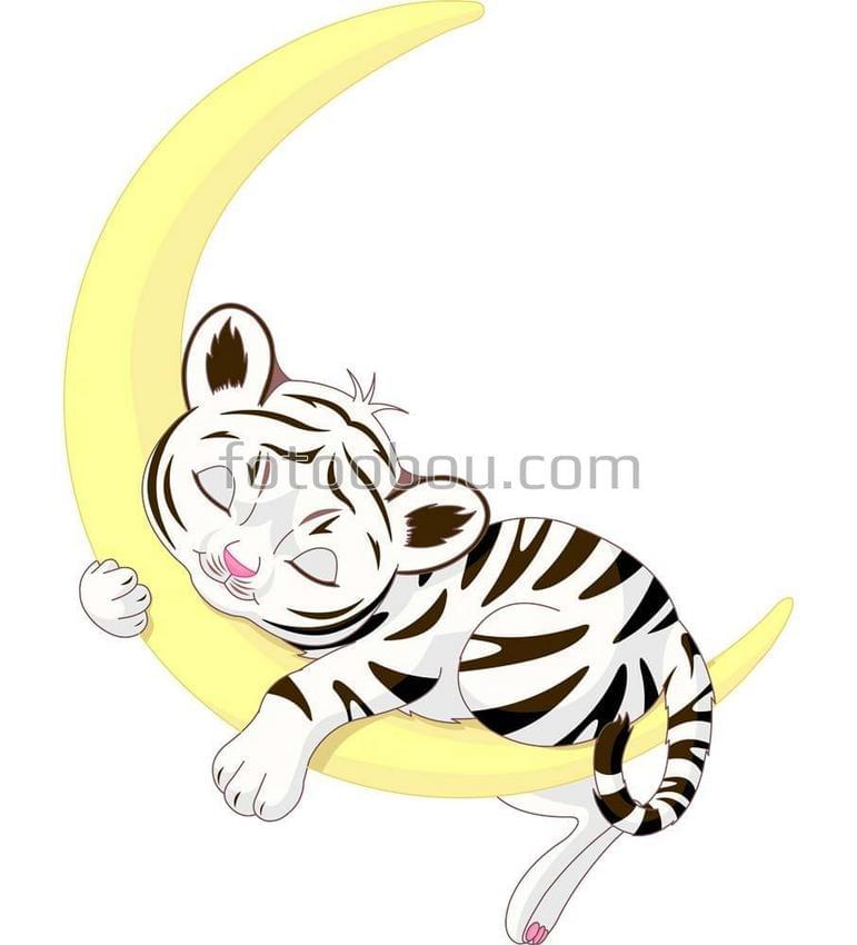 Тигра на луне