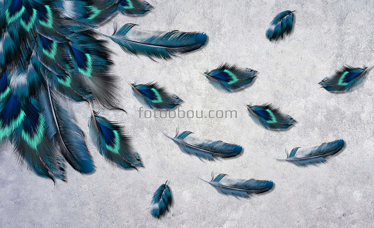 Синие перья 