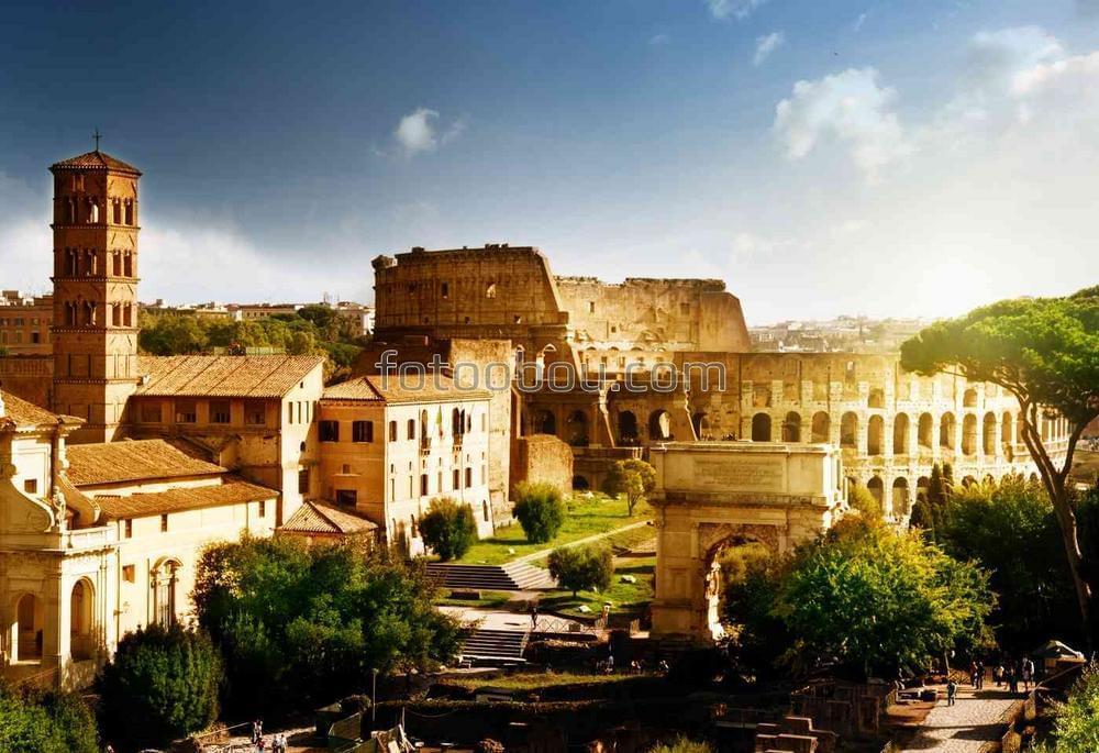 Римская деревня возле Колизея
