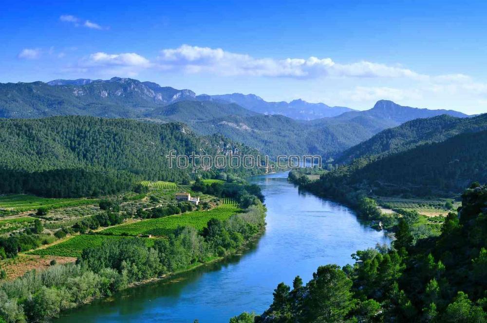 Река Эбро в Испании