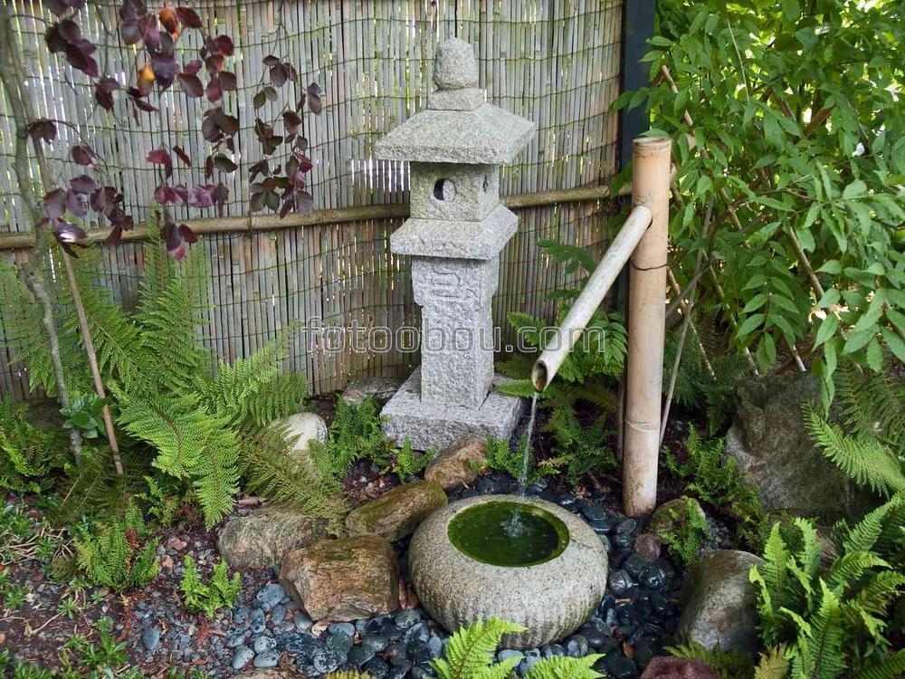 Декоративный японский сад