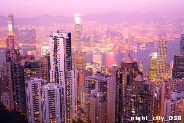Гонконг на закате