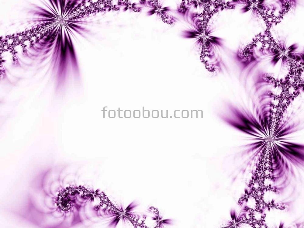 Фиолетовые цветы на стекле