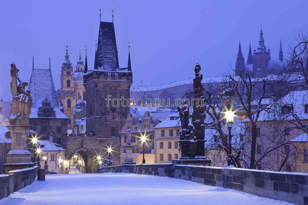 Зимний мост в Праге