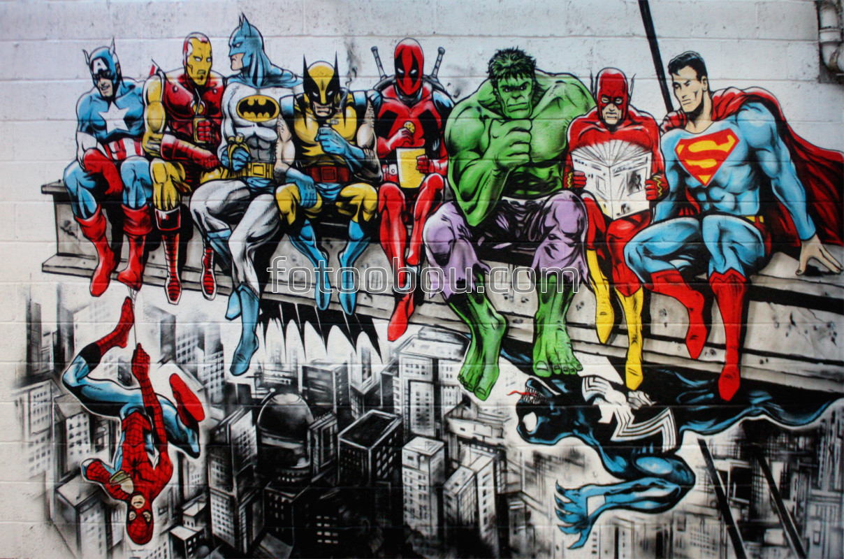 Постеры на стену с супергероями