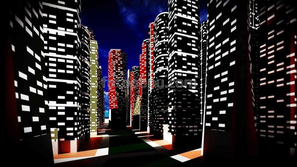 Модель ночного города