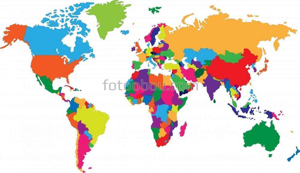 Контурная карта стран