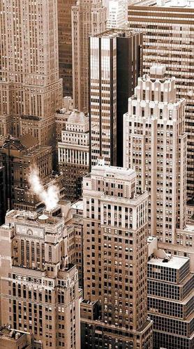 небоскребы, окна, город