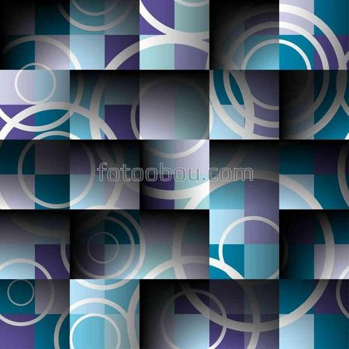 абстракция, круги, квадраты