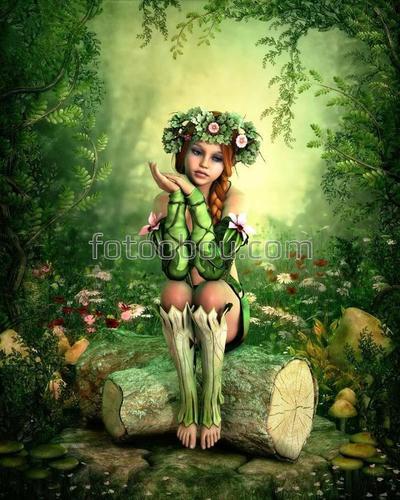 для девочек, феи, лес, сказка, для детей
