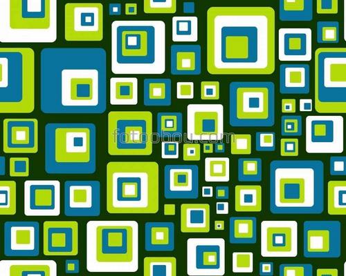 абстракция, квадраты, плитка, зеленые