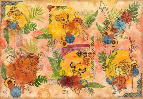 для детей, симон, пумба, король лев, мультфильм