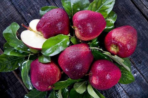 природа, яблоки, корзина, натюрморт, фрукты