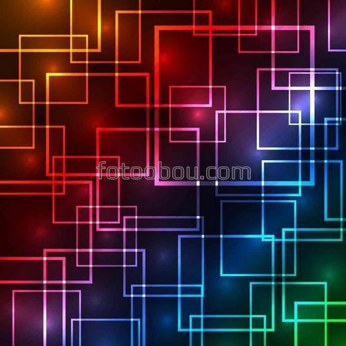 абстракция, квадраты, геометрия, фигуры