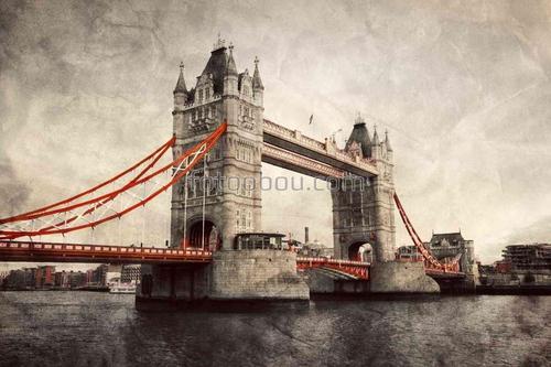 мост, лондон, река, англия, природа