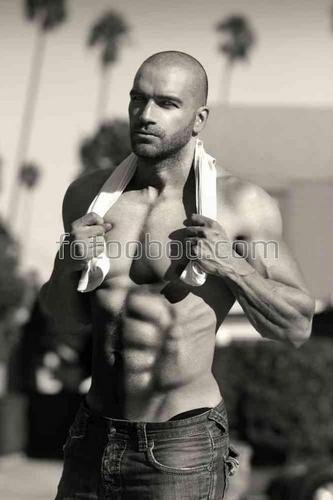 спортсмен, тренировка, мужчина, парень, люди