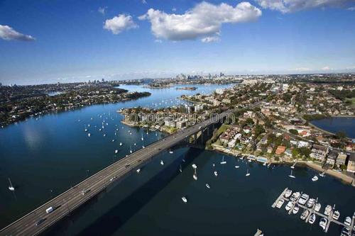 природа, сидней, город, море, мост