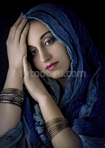 портрет, девушка, люди