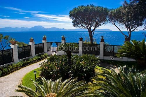 трасса, природа, пальмы, море, небо