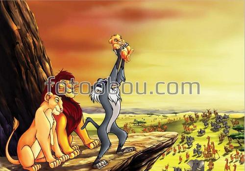 для детей, мультфильм, король лев, дисней
