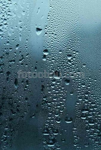 окно, природа, дождь, стекло, капли, вода