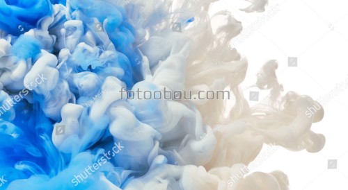 дымка, 3д, синий, голубой, белый