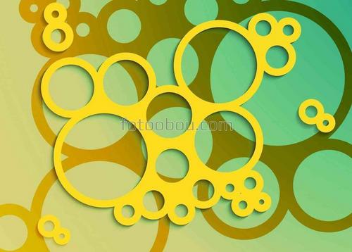 абстракция, пузыри, дизайнерские, геометрические, круги