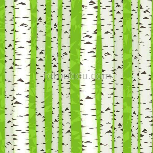 стволы, деревья, лес, березы, природы