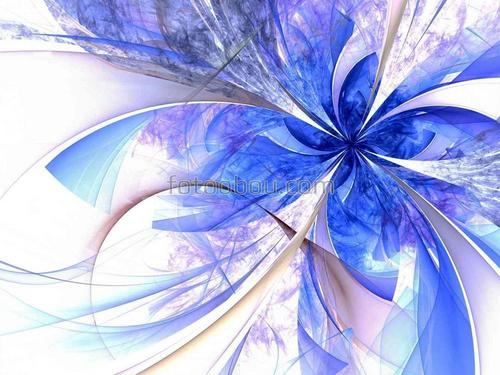 лилия, цветок, голубой, абстракция