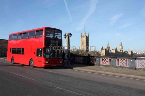 дорога, автобус, лондон, мост, англия