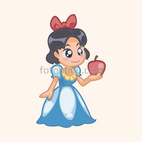 для девочек, для детей, белоснежка, сказка, мультфильм