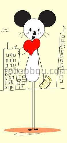 мышь, мультфильм, для девочек, для детей