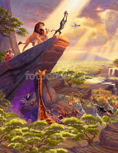 Дисней, детские, Король Лев, Лев, для детей, мультфильм