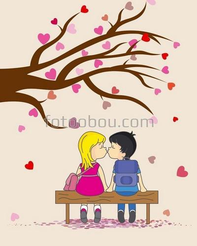 любовь, для детей, люди, парк, дерево