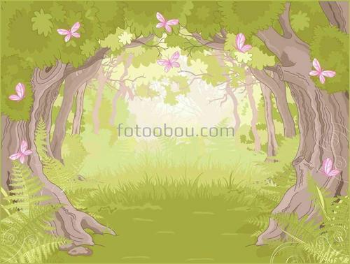 природа, для детей, для девочек, поляна, сказка