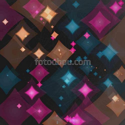 абстракция, квадраты, полосы, 3D, плитка