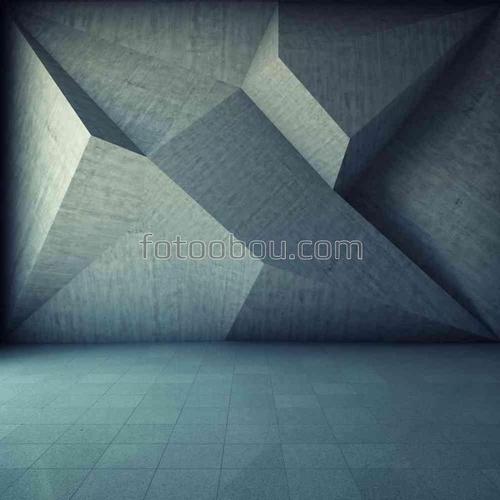 абстракция, стена, комната