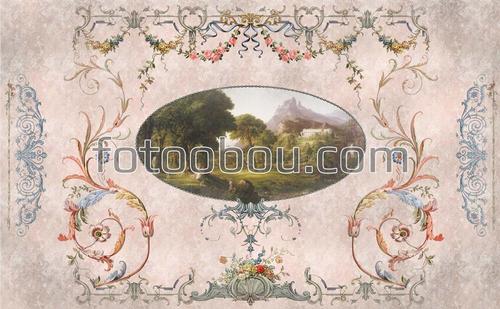 лес, природа, горы, деревья