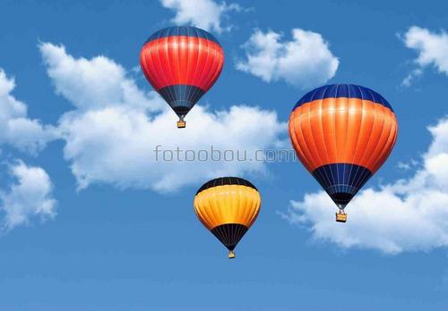 шары, природа, воздух, небо, облака