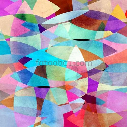 абстракция, геометрические, мозаика, картина, геометрия