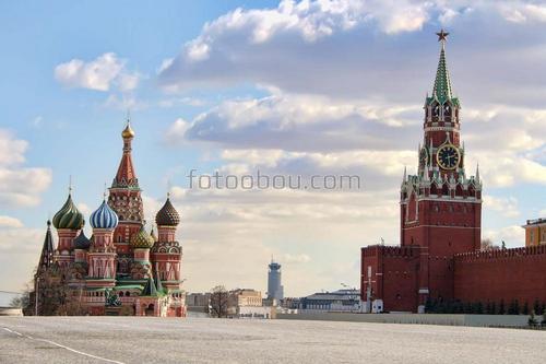 россия, красная площадь, кремль, облака, небо