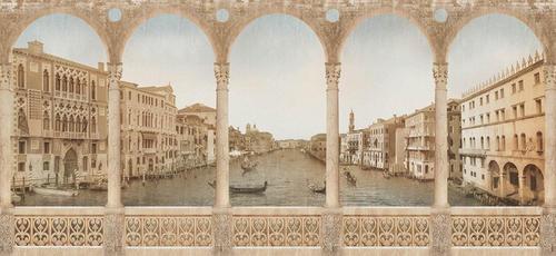 арки, венеция, италия, колонны, канал