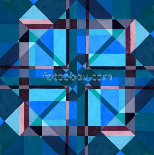 абстракция, линии, геометрия, мозаика, плитка