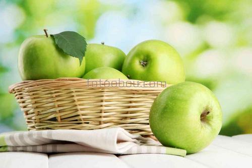 природа, яблоки, фрукты, натюрморт, урожай, корзина