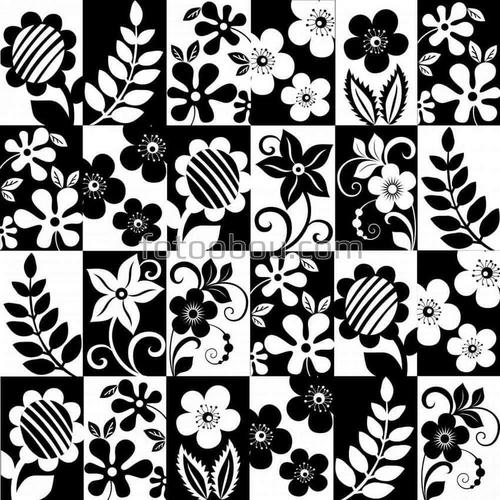 подсолнух, черно-белые, цветы, квадраты